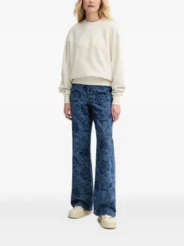 A.P.C.: Джинсы с растительным принтом 