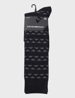 EMPORIO ARMANI: Чёрные носки 