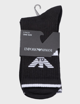 EMPORIO ARMANI: Чёрные носки 