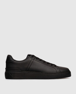 Balmain: Чорні кросівки  B-Court