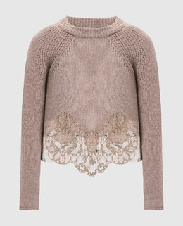 Ermanno Scervino: Бежевый свитер 