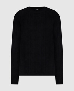 Balmain: Чорні светри 