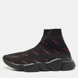 Balenciaga: Чёрные кроссовки  Speed Trainer