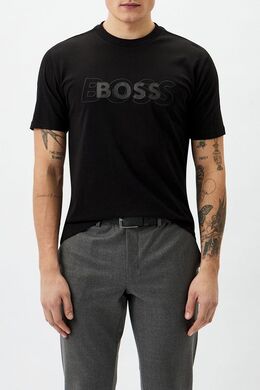 BOSS: Хлопковая футболка 