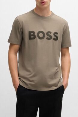 BOSS: Хлопковая футболка 