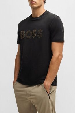 BOSS: Хлопковая футболка 