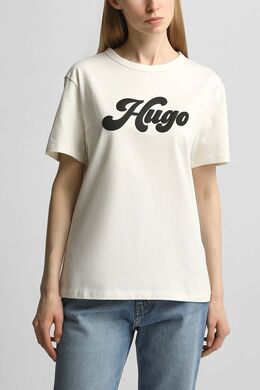 HUGO: Хлопковая футболка 