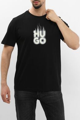HUGO: Хлопковая футболка 