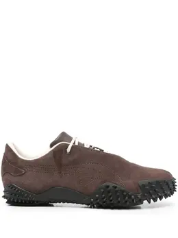 PUMA: Тёмные кроссовки  Suede