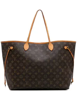 Louis Vuitton Pre-Owned: Коричневая сумка-шоппер 