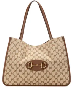 Gucci Pre-Owned: Коричневая сумка-шоппер 