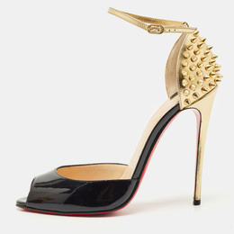 Christian Louboutin: Чёрные сандалии 