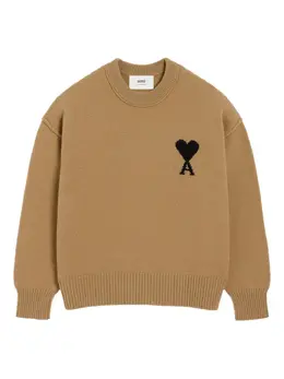 AMI Paris: Свитер  Ami de Cœur с длинным рукавом