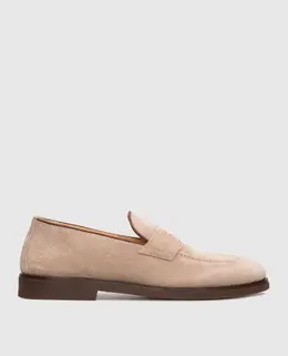 Brunello Cucinelli: Бежевые туфли 