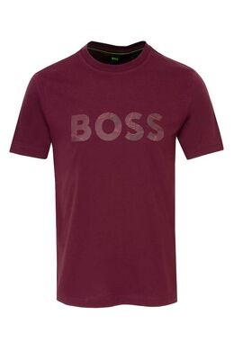 BOSS: Хлопковая футболка 