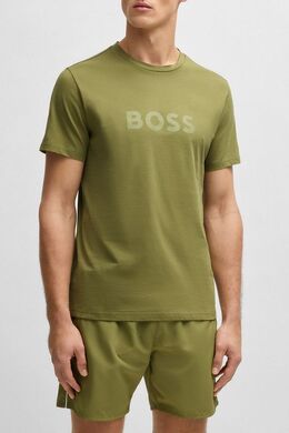 BOSS: Хлопковая футболка 