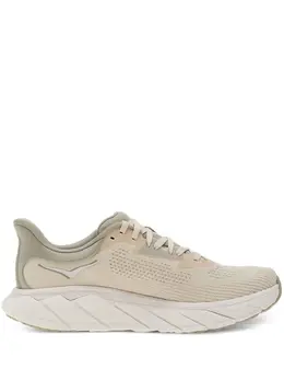 HOKA: Бежевые кроссовки 