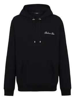 Balmain: Чёрная толстовка 