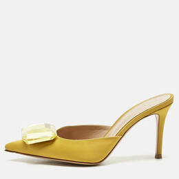 Gianvito Rossi: Жёлтые сабо 