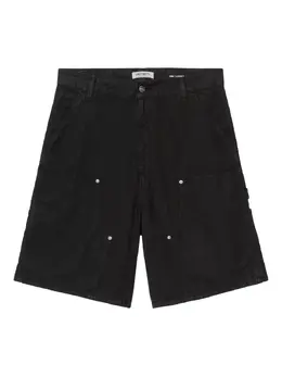 Carhartt WIP: Чёрные шорты 