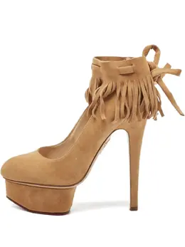 Charlotte Olympia: Бежевые туфли 