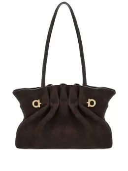 Ferragamo: Коричневая сумка 