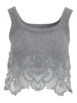 Ermanno Scervino: Кружевная майка 