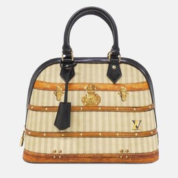 Louis Vuitton: Бежевая сумка на руку 