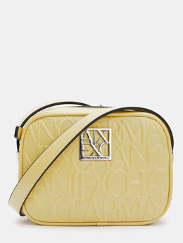 Armani Exchange: Жёлтая сумка 