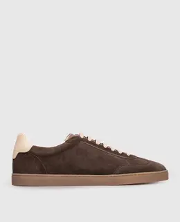 Brunello Cucinelli: Коричневые кроссовки 