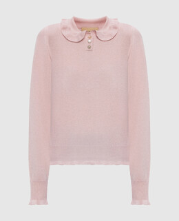Valentino: Розовый свитер 