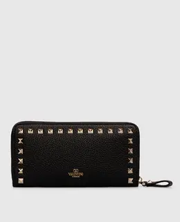Valentino: Чёрный кошелёк  Rockstud