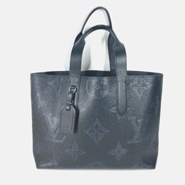 Louis Vuitton: Чёрная сумка-шоппер 