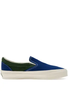 Vans: Голубые мокасины 