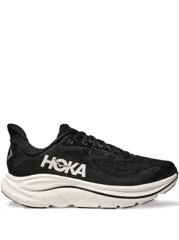 HOKA: Чёрные кроссовки 