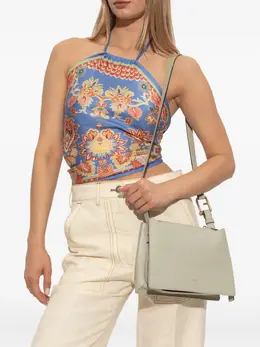 Furla: Светлая сумка через плечо 