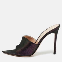 Gianvito Rossi: Фиолетовые сандалии  Elle
