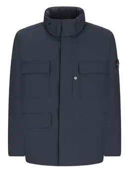 Stone Island: Голубая куртка  Compass