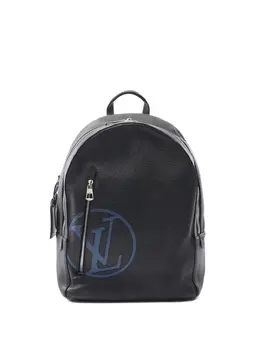 Louis Vuitton Pre-Owned: Чёрный рюкзак 