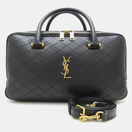 Saint Laurent Paris: Чёрная спортивная сумка 