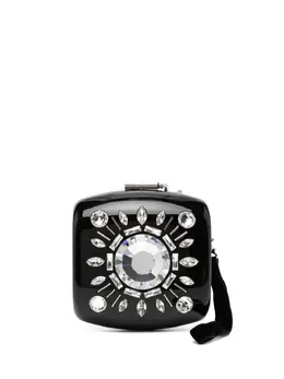 CHANEL Pre-Owned: Чёрный клатч 