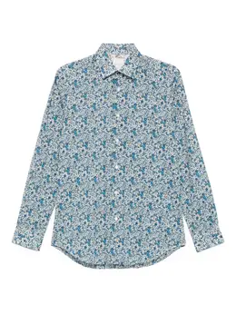 Paul Smith: Рубашка с растительным принтом 