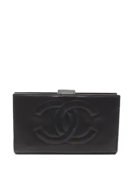 CHANEL Pre-Owned: Чёрный кошелёк 