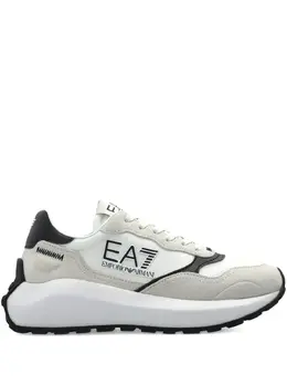 Ea7 Emporio Armani: Белые кроссовки 