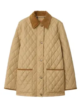 Burberry: Бежевая куртка 