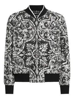 Dolce & Gabbana: Шёлковая куртка 