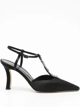 Manolo Blahnik: Чёрные босоножки 