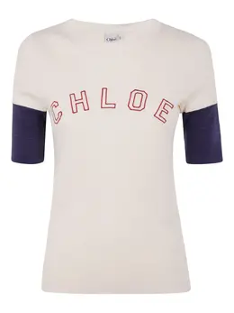 Chloé: Белый топ 