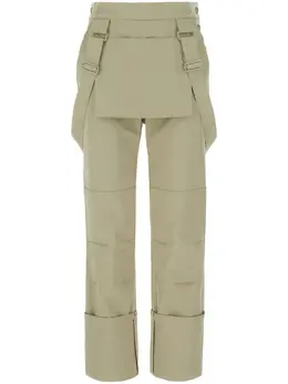 Max Mara: Брюки цвета хаки 