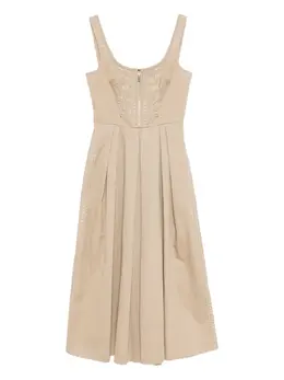 Elie Saab: Бежевое платье 